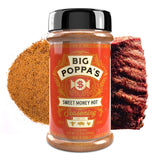 Big Poppa’s Sweet Money Hot BBQ Rub - Award-Winning Sweet and Spicy Seasoning for Chicken, Pork and Beef - Bold but Balanced Heat, Competition-Proven