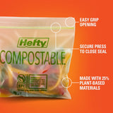 Hefty® Compostable Press-To-Close Sandwich 50 Count