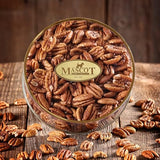 Mascot Fresh Unsalted Mammoth Pecans - 1.2 Pound Gift Basket - Largest Premium Fresh Georgia Pecan Halves Available