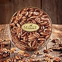Mascot Fresh Unsalted Mammoth Pecans - 1.2 Pound Gift Basket - Largest Premium Fresh Georgia Pecan Halves Available