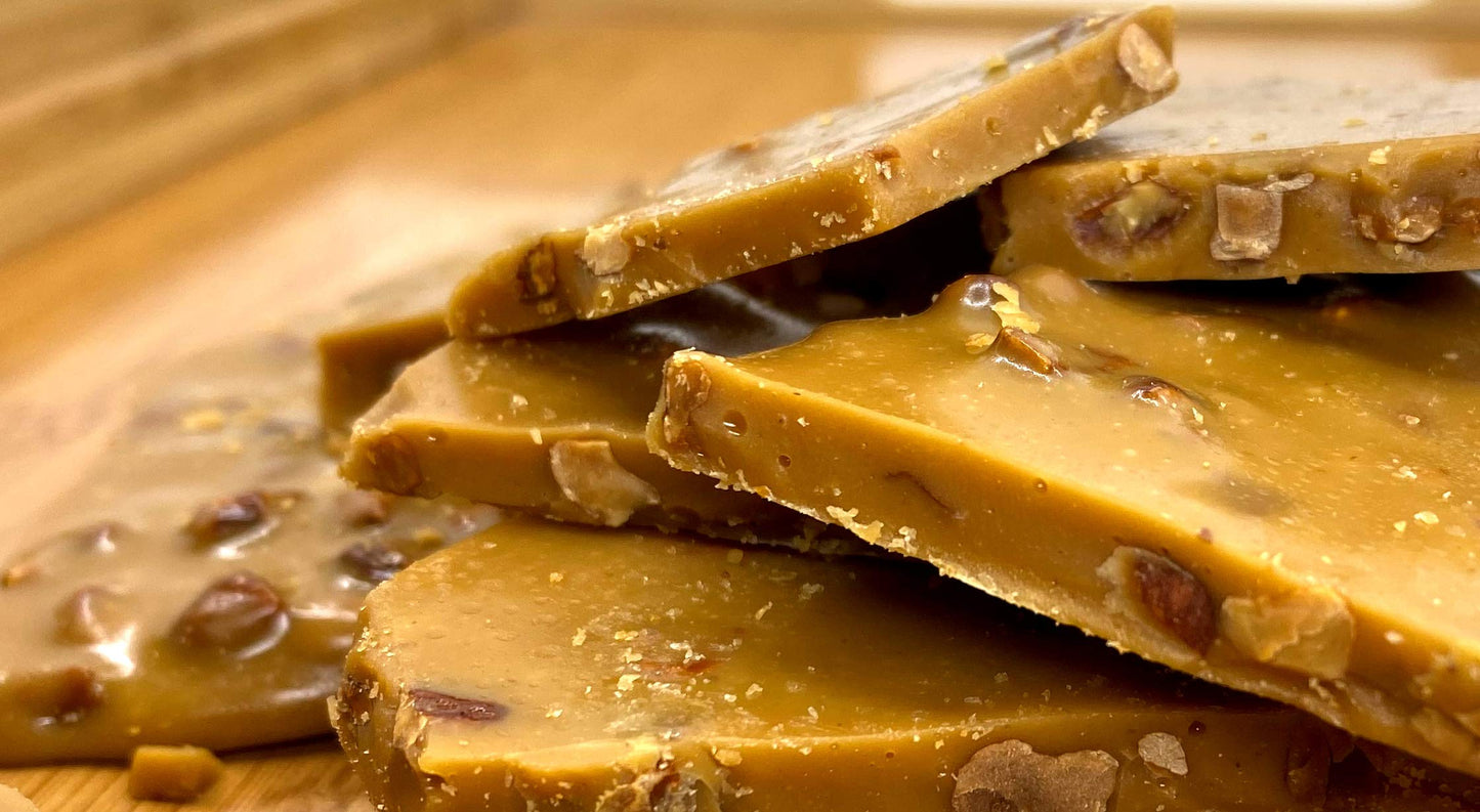Almond Toffee, Gourmet Small Batch Sweet Buttery Goodness, 6 oz