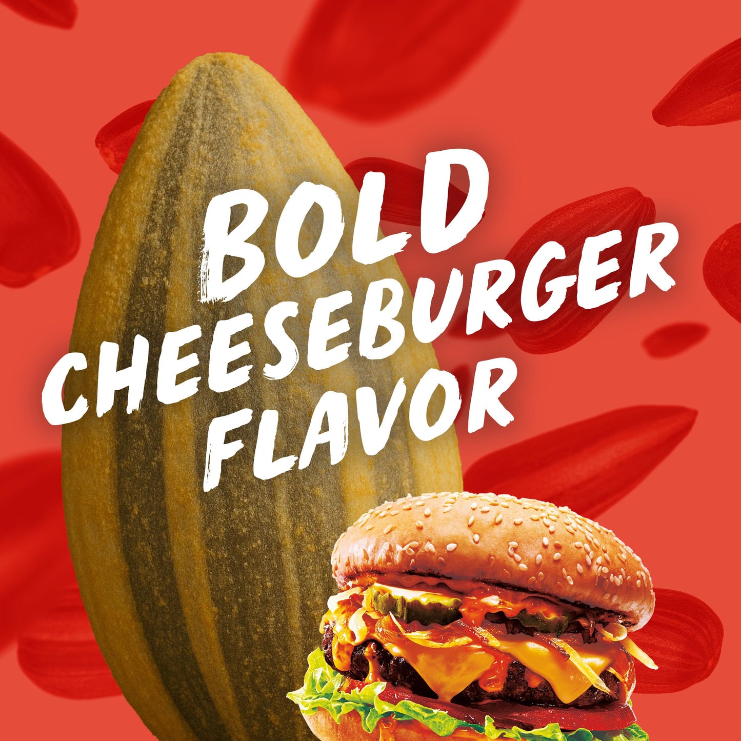 BIGS Sunflower Seeds, Cheeseburger Flavor, 5.35 oz.