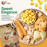 NY Spice Shop Lemon Creme Chocolate Covered Almonds - 1 Pound Candied Creamy Crunchy Flavored Almonds Bulk For Birthday Parties, Bridal Shower
