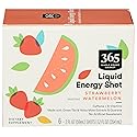 365 by Whole Foods Market, Energy Shot, Strawberry Watermelon, 2 Fl Oz, 6 Pack