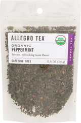 Allegro Coffee Organic Peppermint, Loose Leaf Tea, 0.5 oz