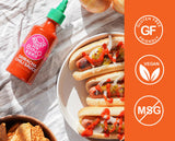 Mr. Bing Sriracha Chili Sauce 18oz | Made with Thai Chilis from Family Owned Farms | Spicy Bold Flavor Perfect For Sauces, Dips, Marinades (18 oz, 1