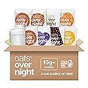 Oats Overnight Vegan Variety Pack - High Protein, High Fiber Breakfast Protein Shake - Gluten Free Oatmeal, Non GMO Protein Oatmeal - Banana Bread