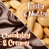 Gourmet Chocolate Covered Cashews Medley by Its Delish, 2 LBS Bulk Bag | Mix of Dark, Milk, and White Chocolate Coated Cashews - Chocolate Cashew Nuts