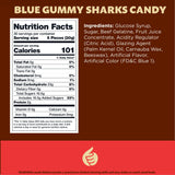 Blue Sharks Gummy Candy | 2-Pound Bag | Fruity Shark Candy for Snacking, Parties, Buffets, and Events | Fun Chewy Gummy Fish | Classic Blue Raspberry