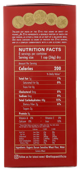 Etto, Pasta Casarecce Organic, 16 Ounce