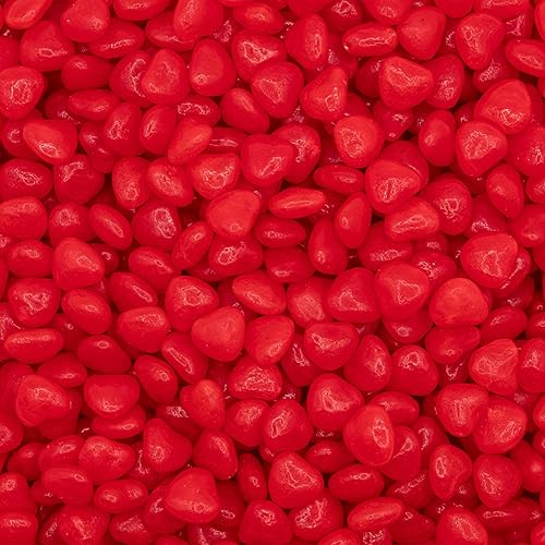 Cinnamon Hearts | 1 Pound Bag | Cinnamon Candy | Classic Heart Shaped Candy Bits for Baking, Decorating, Gifting, and Snacking | Spicy Nostalgic