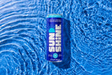 Sunshine Sparkling Energy Drink, Blueberry Lemonade with Daily Essential Vitamins, 360mg of Electrolytes, 70mg of Natural Caffeine, 12 Fl Oz (Pack