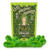 Hippie Chicks "Pickle Gummie" - Tangy & Bold Dill Pickle Flavored Candy - Fun Novelty Snack for Pickle Lovers & Foodies - Zesty, Sour & Salty Treat
