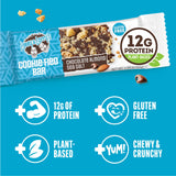 Lenny & Larry's Cookie-fied Protein Bar - Chocolate Almond Sea Salt Vegan Protein Bars 9x45g - Healthy Snacks with 12g Plant Protein & 5g Fiber