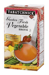 Tabatchnick Garden Fresh Vegetable Broth, 32 Ounce - 12 per case.