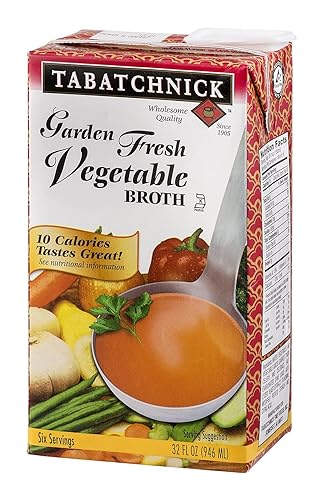 Tabatchnick Garden Fresh Vegetable Broth, 32 Ounce - 12 per case.
