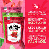 Wiley Wallaby Licorice 10 Ounce Variety Pack - Red Strawberry, Watermelon & Green Apple Classic Gourmet Australian Style Soft & Chewy Licorice Candy