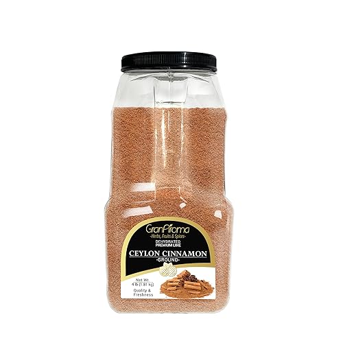 GranAroma Ceylon Cinnamon, 4 lb, Warm Flavor, Baking & Cooking, Sweet Aroma