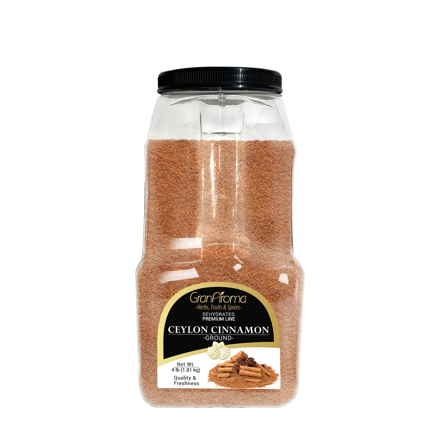 GranAroma Ceylon Cinnamon, 4 lb, Warm Flavor, Baking & Cooking, Sweet Aroma