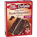 Betty Crocker Delights Super Moist Dark Chocolate Cake Mix, 13.25 oz.