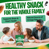 Tidbit Trail Mix with Roasted Peanuts, Almonds, Walnuts, Pumpkin Seeds, Sunflower Seeds, Black Raisins & Dried Cranberries - Mixed Nuts for Natural