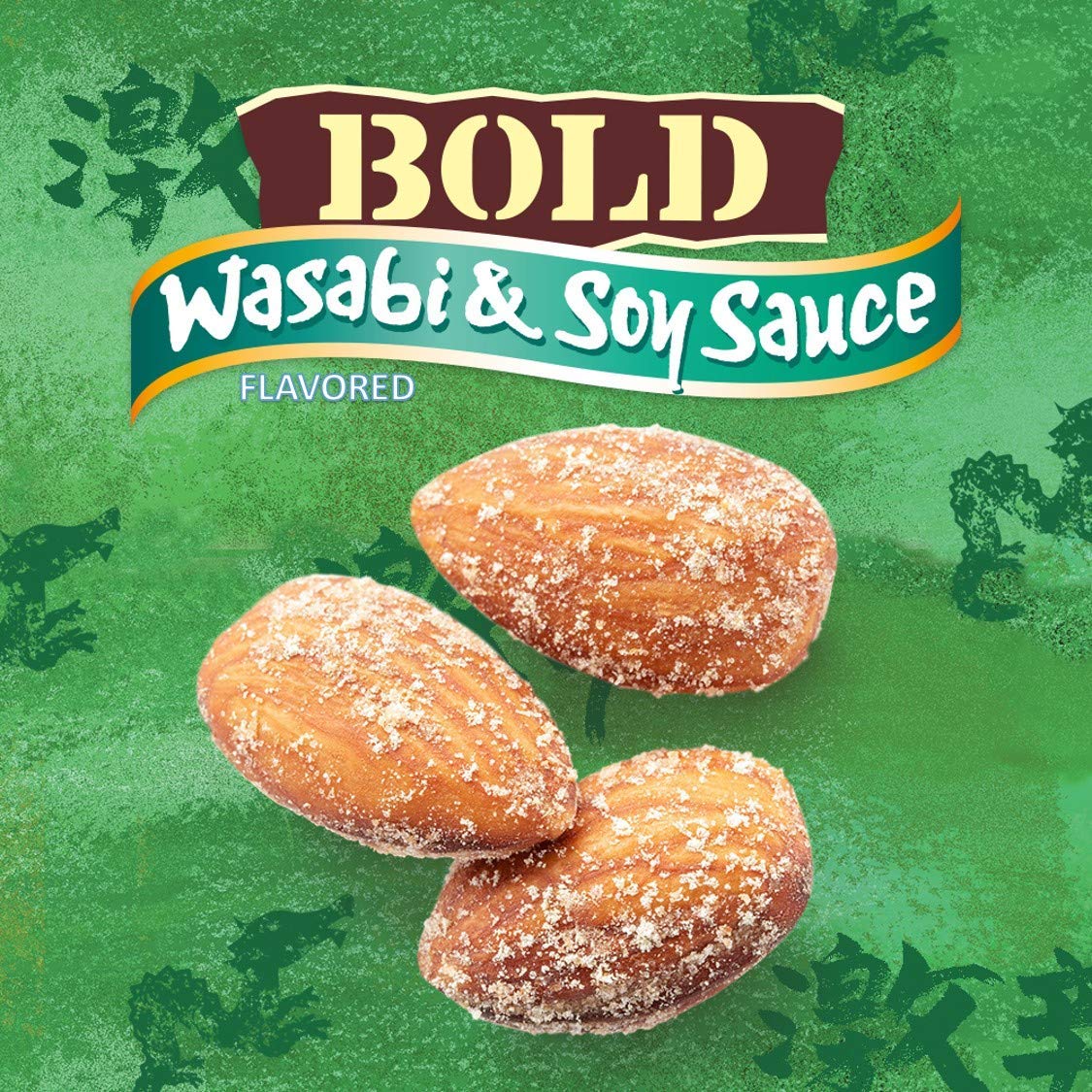 Blue Diamond Almonds, BOLD Snack Nut Flavored Wasabi and Soy Sauce Value Bag Great for Snacking and Cravings at Home, Office, or On-The-Go, 19.2 Ounce