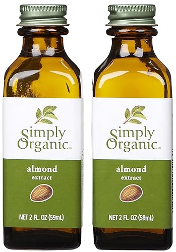 Simply Organic Almond Extract, Certified Organic | 2 oz | Pack of 2