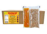 Home Theater All in One Popcorn Kit For 6 oz. Popper | Portion Packets with Kernels, Oil and Flavored Salt | By Bits N Things | Pack of 36