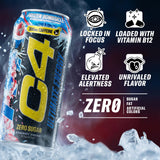 C4 Ultimate Energy Drink, 300mg Caffeine, Zero Sugar, High-Performance Energy for Pre-Workout, Endurance, and Focus, Frozen Bombsicle, 16oz (Pack