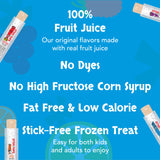 Otter Pops Freezer Bars, 100% Fruit Juice Ice Pops, Original Flavors (80ct - 2oz bars)