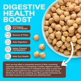 BIENA Chickpea Snacks - Crunchy Roasted Chickpeas - High Fiber Vegan Protein Snack for Adults & Kids - 6-Pack, 5 oz Bags - BBQ, Habanero, Honey