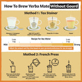 Eastanbul Yerba Mate Tea, 2.8oz, Loose Leaf Tea, Argentina Coarse Yerba, Caffein-Rich AKA Yerbe Maté, Coffee Alternative, Suitable For Beginners, Less