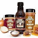 Big Poppa’s Pork BBQ Bundle Flavor System - Pork Injection, Sweet Rub and Classic BBQ Sauce Kit for Ribs, Pork Butt and Brisket - Balanced