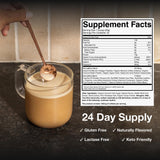 Strong Coffee Co. Vanilla Instant Latte Travel Pack | Organic Coffee with 15g Collagen Protein | Lion’s Mane & L-Theanine | Nootropic Instant Coffee |