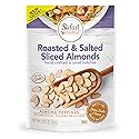 Salad Pizazz Almond Toppings, Oven Roasted Sea Salt, Snack Mix and Salad Topping, Non-GMO, All-Natural, Resealable Bag, 3.25 Oz