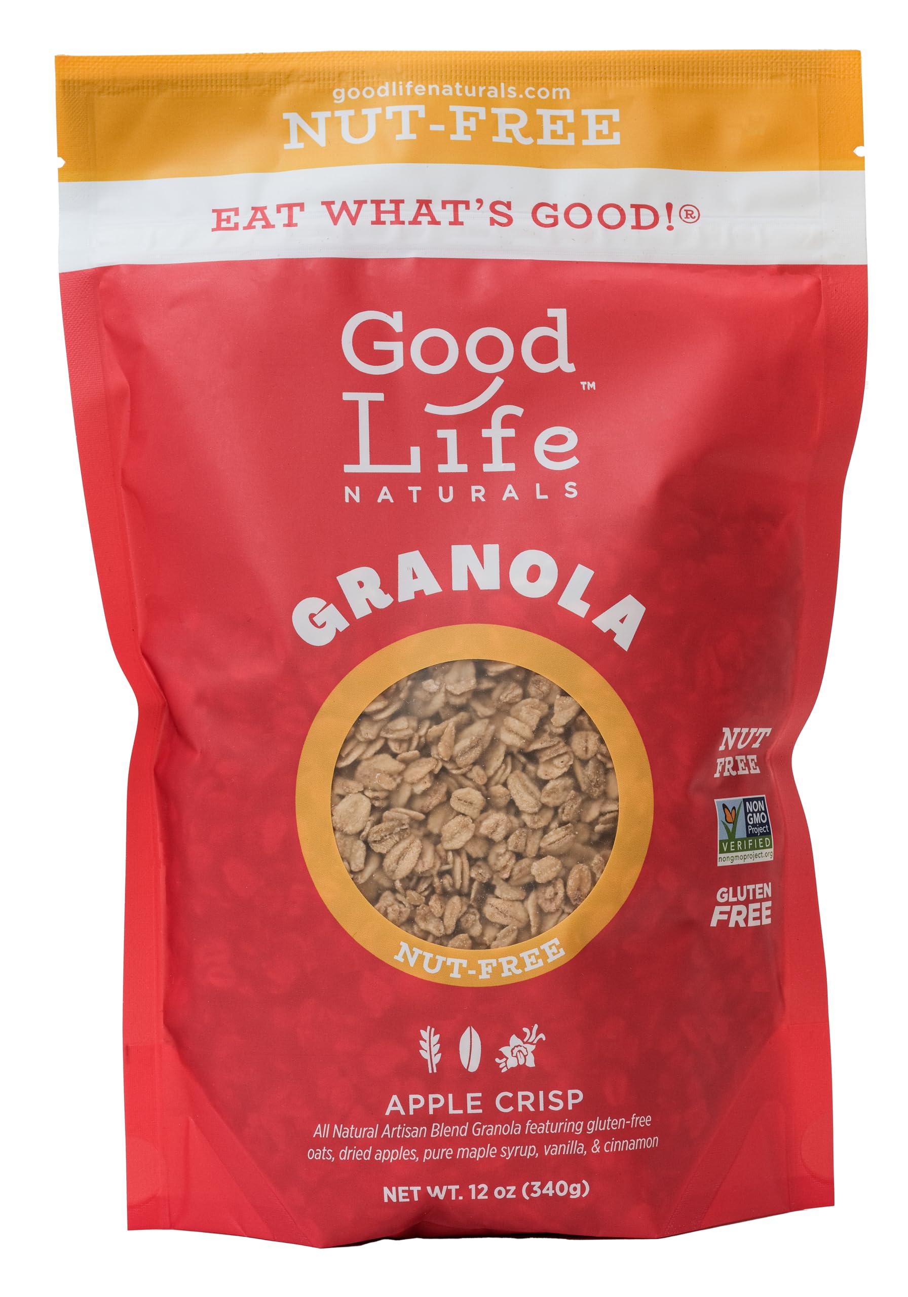 Good Life Natural’s Granola Cereal | Artisan Blended Natural Ingredients | Nut Free Blend | No Artificial Flavoring or Sweeteners | Non-GMO & Gluten