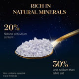 Maris Eclat Blue Salt Coarse Crystals - Premium Gourmet Mineral Salt - Naturally Rich in Potassium with Lower Sodium Than Regular Table Salt