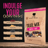 Natural Cravings Trail Mix Snack Packs - Individual 3.5 oz Bags of Trail mix - Omega 3 Dried Fruit Mix & Assorted Nuts Mix with Dry Cranberries