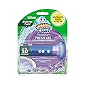 Scrubbing Bubbles Fresh Gel Toilet Bowl Cleaning Stamps, Helps Keep Toilet Clean and Helps Prevent Limescale & Rings, Lavender Scent, 1 Dispenser