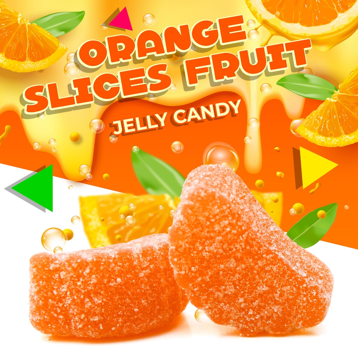 Orange Slices Fruit Jelly Candy (2.2 Pound Bag)