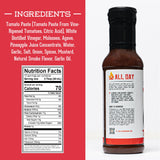 AC Barbeque Sauce - ALL DAY Every Day Sweet and Tangy BBQ Sauce, Savory Tomato Base, Great on Burgers, Ribs, Pulled Pork, Chicken, No MSG, 15.3oz