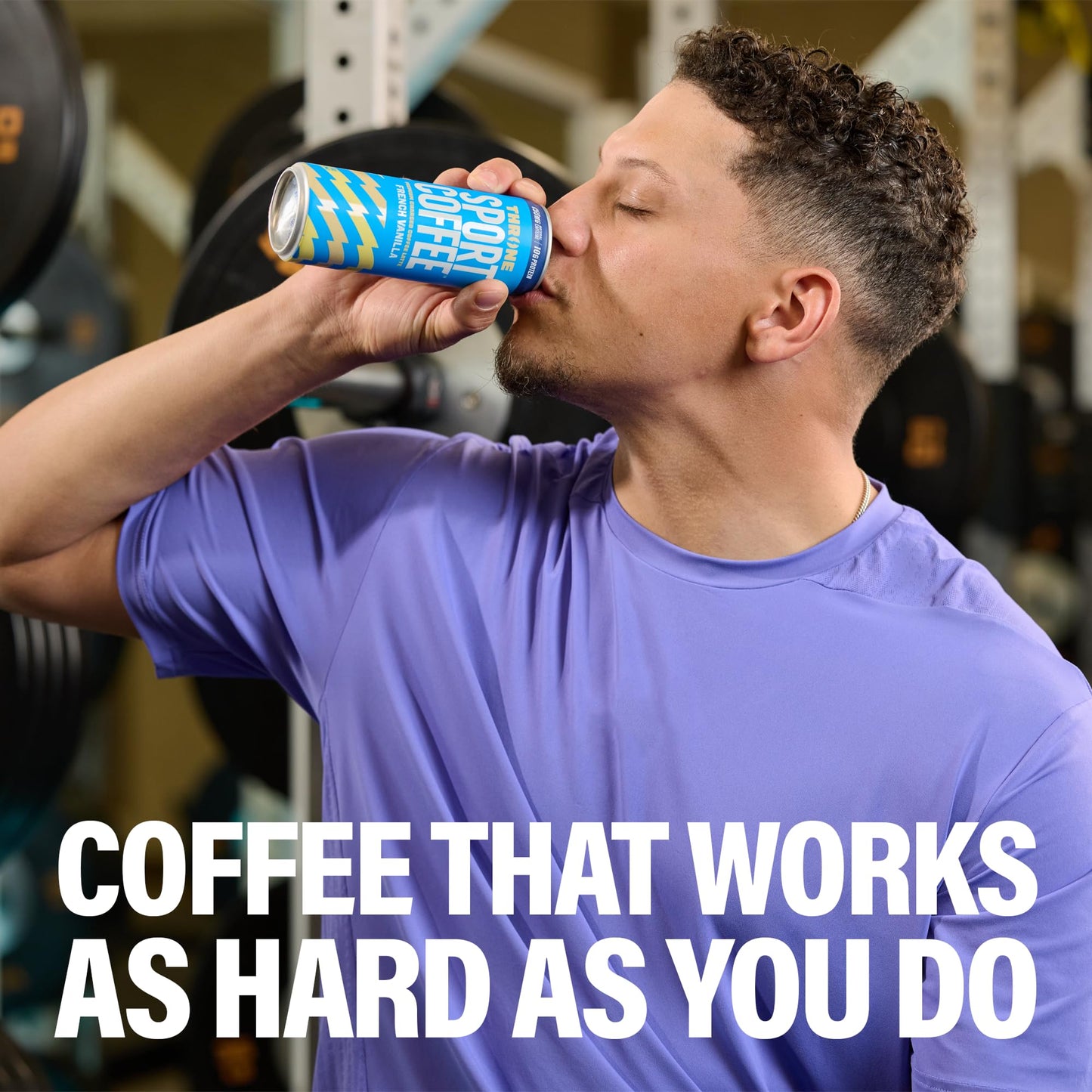 Throne Sport Coffee Cold Brew - Low Sugar. 150mg Natural Caffeine and B Vitamins - Dairy-Free, Low Calorie -Premium Arabica, NSF Certified Active