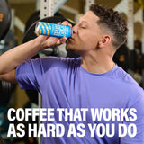 Throne Sport Coffee Cold Brew - Low Sugar. 150mg Natural Caffeine and B Vitamins - Dairy-Free, Low Calorie -Premium Arabica, NSF Certified Active