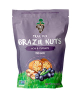 FOREST UP Snack Açaí Trail Mix 7 oz - The True Organic Brazil Nuts Roasted + Açaí Fruit Nibs + Cupuaçu Fruit Nibs - Nutrient-Rich and Practical Combo