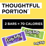Laffy Taffy Candy, Assorted Fruit Flavors, Individually Wrapped Mini Bars, 6 Ounce Bag