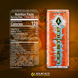 Liquid Ice Energy Drink - Citrus Pop (8.3 Fl Oz, 24 Count)