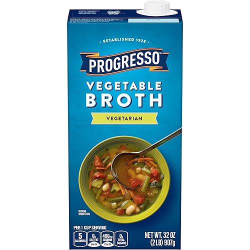 Progresso Vegetable Broth, Vegetarian, Gluten Free, 32 oz