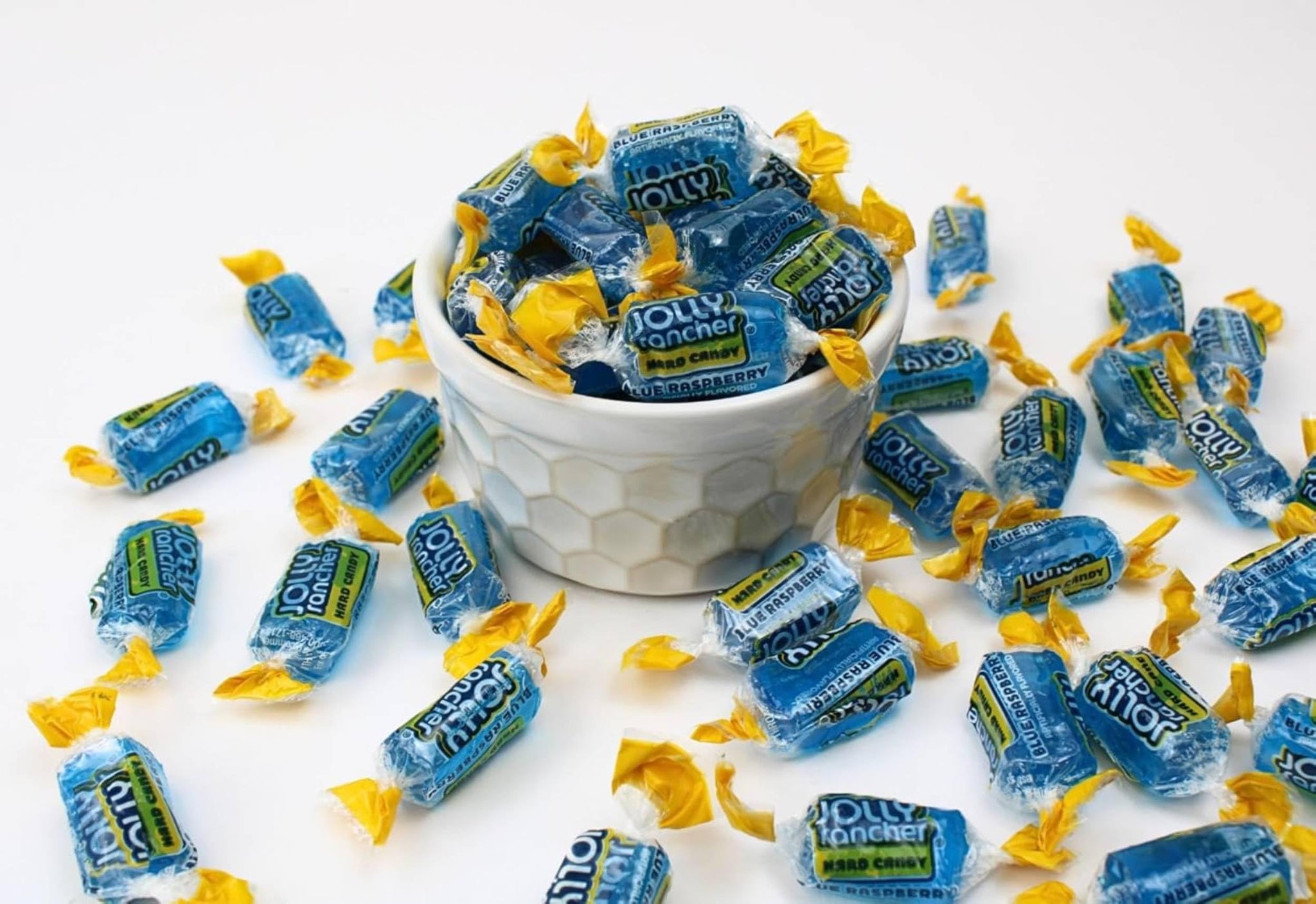 Blue Raspberry Jolly Hard Candy Bulk - All Blue Ranchers Only (1 Pound)