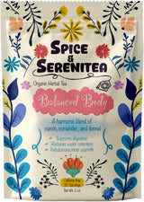 Spice & Serenitea- Balanced Body Organic Herbal Tea with Cumin, Coriander, and Fennel (CCF)