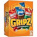 Gripz Mini Baked Snack Crackers, Sweet and Salty Snacks, Variety Pack, 11oz Box (12 Pouches)